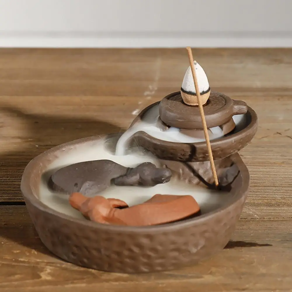 70% Dropshipping!Buffalo Crafts Backflow Incense Burner Clay Smoke Burner Incense Cone Bracket Stand Decoration
70% Dropshipping!Buffalo Crafts Backflow Incense Burner Clay Smoke Burner Incense Cone Bracket Stand Decoration