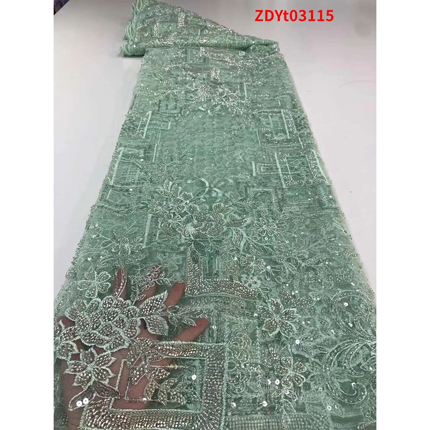High End Ankara African Tulle Net Lace Exquisite French Sequins For Wedding Fabric ZDYT03115
High End Ankara African Tulle Net Lace Exquisite French Sequins For Wedding Fabric ZDYT03115