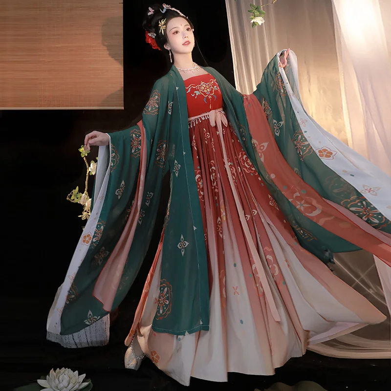 HASAHOU Women's Hanfu Trailing Dress Female Chinese Traditional Clothing Stage Outfit Cosplay Hanfu Stage Wear Costume
HASAHOU Women's Hanfu Trailing Dress Female Chinese Traditional Clothing Stage Outfit Cosplay Hanfu Stage Wear Costume