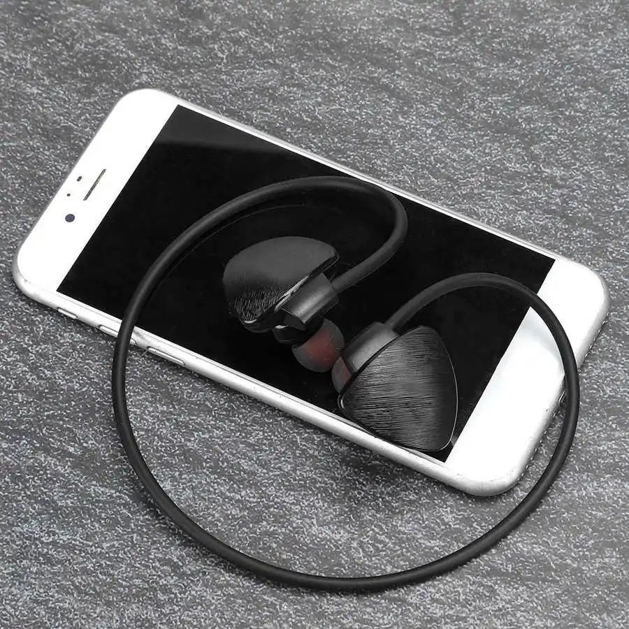 Ear Hanging Earphone Support NFC Stereo Headset Outdoor Wireless Sports Earbuds Black -compatible | Электроника