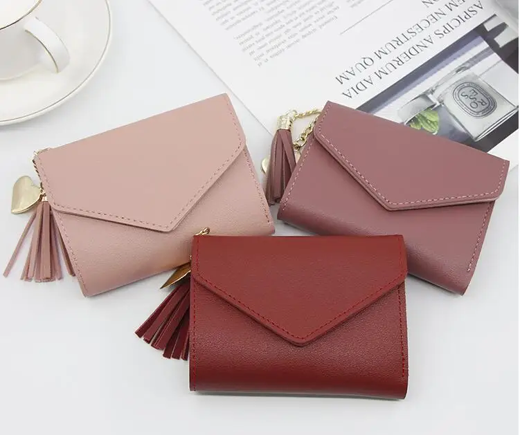 

G-826 Luxury Designer Tassel Zippy Mini Pocket Handbag Women Bag Genuine Cow Leather AAA Grade High Quality 7 Colors