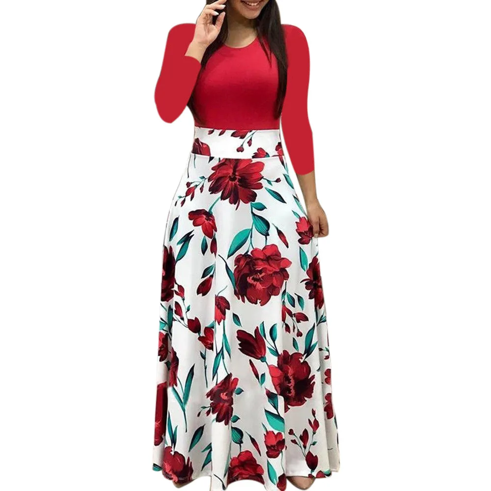 Sundresses Women Summer Clothes Fashion Women Long Sleeve Floral Boho Print Long Dress Ladies Casual Dress Vestidos De Mujer
Sundresses Women Summer Clothes Fashion Women Long Sleeve Floral Boho Print Long Dress Ladies Casual Dress Vestidos De Mujer