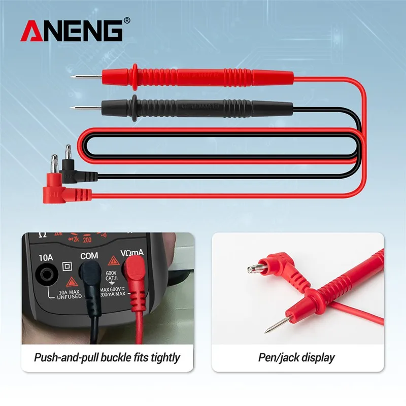 ANENG DM830L Digital Multimeter Meter Testers 1999 Count Electrical Transistor Capacitance DC/AC Multimetro With LCD Backlight
ANENG DM830L Digital Multimeter Meter Testers 1999 Count Electrical Transistor Capacitance DC/AC Multimetro With LCD Backlight