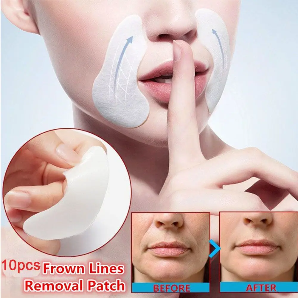 10Pcs/5 Pair Nasolabial Folds Patches Anti-Wrinkle Face Lifting Forehead Laugh Lines Frown Lines Removal Skin Care Patches
10Pcs/5 Pair Nasolabial Folds Patches Anti-Wrinkle Face Lifting Forehead Laugh Lines Frown Lines Removal Skin Care Patches