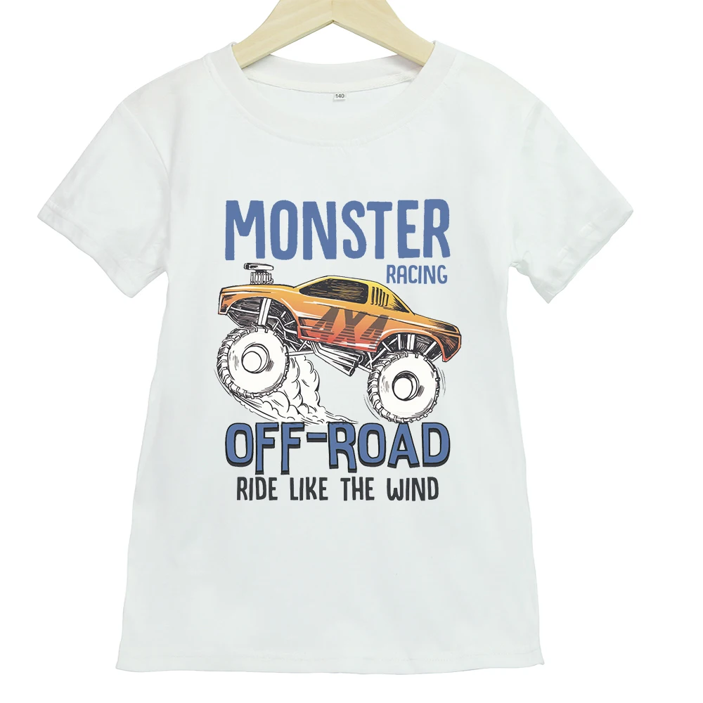 Cartoon racing print casual short-sleeved T-shirt tops for boys and girls summer sports and leisure short-sleeved T-shirt tops
Cartoon racing print casual short-sleeved T-shirt tops for boys and girls summer sports and leisure short-sleeved T-shirt tops
