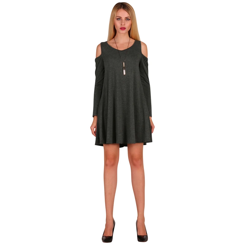 Casual Women Dress Autumn O-neck Long Sleeve Off Shoulder Sexy Mini Dress Loose Sweet Party Ladies Dresses Pule Size Vestido XXL
Casual Women Dress Autumn O-neck Long Sleeve Off Shoulder Sexy Mini Dress Loose Sweet Party Ladies Dresses Pule Size Vestido XXL