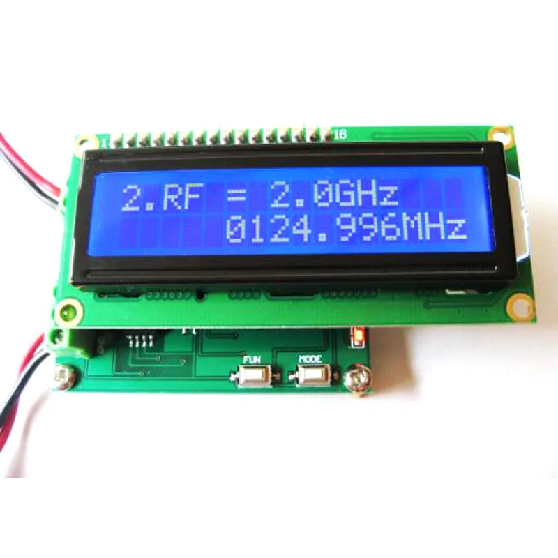 New version digital cymometer high frequency 2MHz-2GHz / low frequency 0-8MHz with counting function
New version digital cymometer high frequency 2MHz-2GHz / low frequency 0-8MHz with counting function