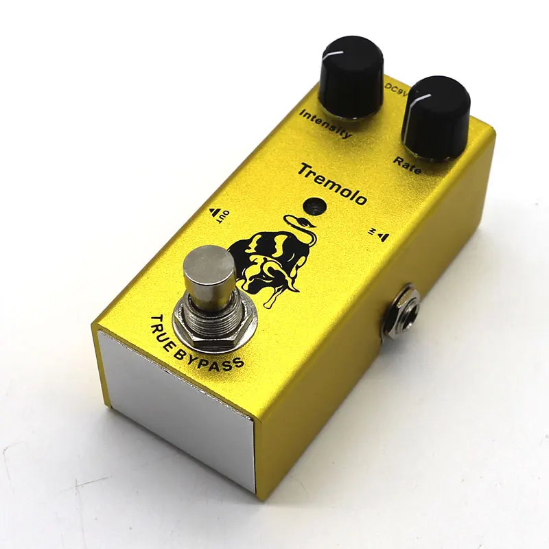 Guitar Effects Pedal Yellow for Acoustic Electric Guitar Tremolo True Bypass Intensity Rate Instruments Accessories
Guitar Effects Pedal Yellow for Acoustic Electric Guitar Tremolo True Bypass Intensity Rate Instruments Accessories