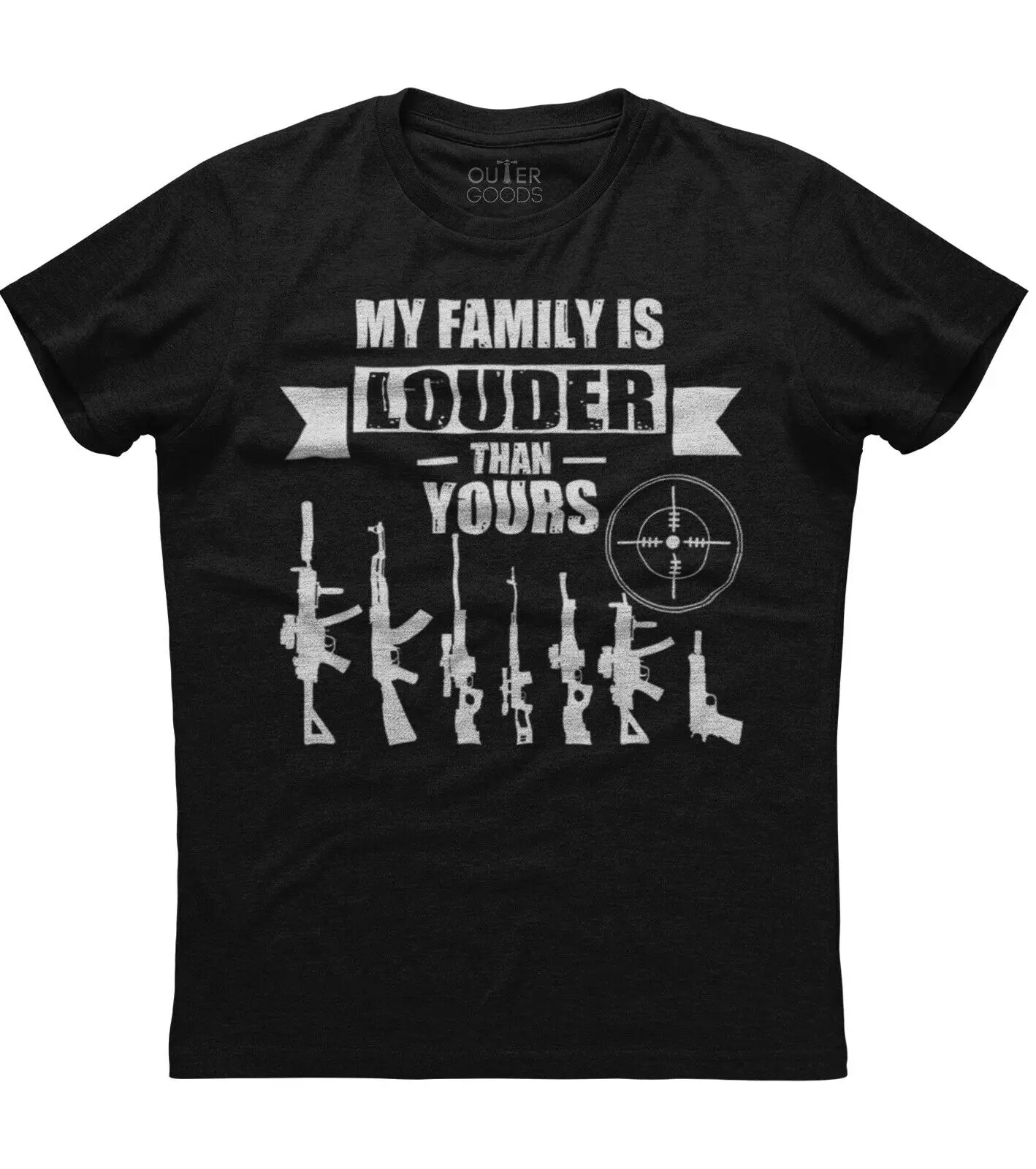 My Family Is Louder Than Yours. Funny Guns Graphic Phrase T-Shirt. Summer Cotton O-Neck Short Sleeve Mens T Shirt New S-3XL
My Family Is Louder Than Yours. Funny Guns Graphic Phrase T-Shirt. Summer Cotton O-Neck Short Sleeve Mens T Shirt New S-3XL