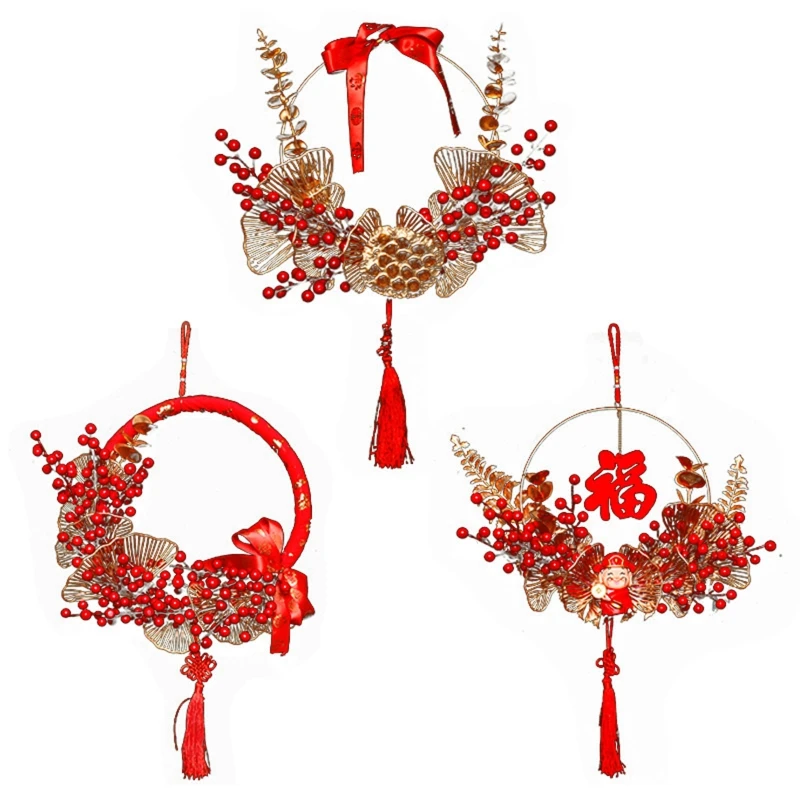 Chinese Style Wedding Background Wreath Photography Props Hanging Garland for Wedding Valentine's Day Room Decoration
Chinese Style Wedding Background Wreath Photography Props Hanging Garland for Wedding Valentine's Day Room Decoration