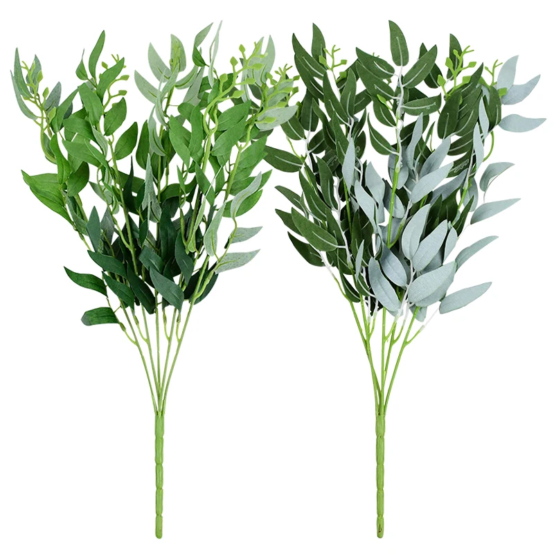 5Forks Artificial Plants Fake Leaves Silk Willow Bouquet Green Vine Faux Foliage DIY Flower Wreath For Home Garden Wedding Decor
5Forks Artificial Plants Fake Leaves Silk Willow Bouquet Green Vine Faux Foliage DIY Flower Wreath For Home Garden Wedding Decor