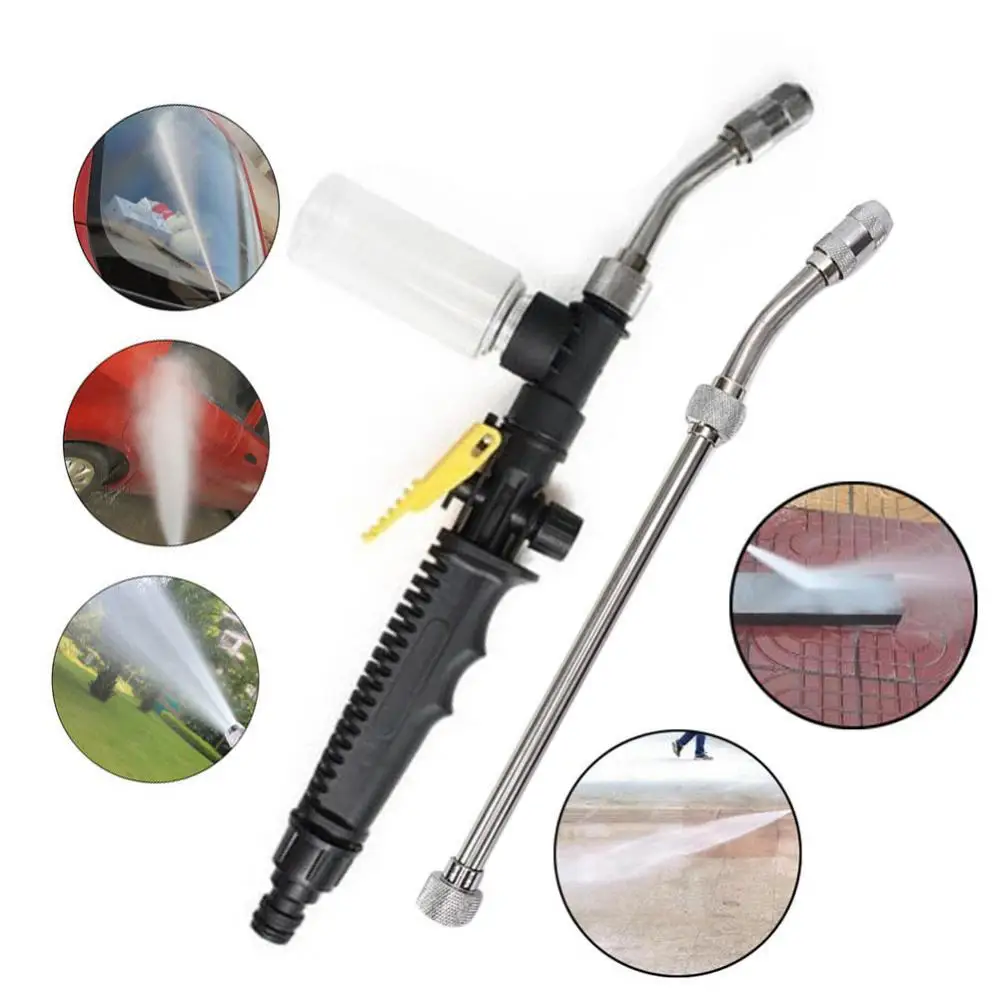 35/53cm Car Water Sprayer High Pressure Water Hose Nozzle Car Wash Home Garden Cleaning Sprayer Auto Washer Cleaning Foam Gun-
35/53cm Car Water Sprayer High Pressure Water Hose Nozzle Car Wash Home Garden Cleaning Sprayer Auto Washer Cleaning Foam Gun-