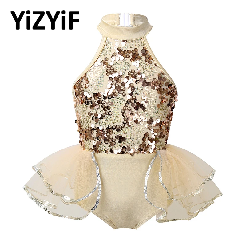 Ballet Leotard Dress Kids Girls Dance Gymnastics Leotard Dress Shiny Sequins Sleeveless Figure Ice Skating Dress Dance Costume
Ballet Leotard Dress Kids Girls Dance Gymnastics Leotard Dress Shiny Sequins Sleeveless Figure Ice Skating Dress Dance Costume