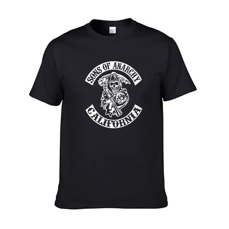 Hot Tv Series Sons Of Anarchy Print Men Women Fashion Cotton Slim Fit Street Loose Oversized T-Shirt Unisex Short Sleeve Tops
Hot Tv Series Sons Of Anarchy Print Men Women Fashion Cotton Slim Fit Street Loose Oversized T-Shirt Unisex Short Sleeve Tops