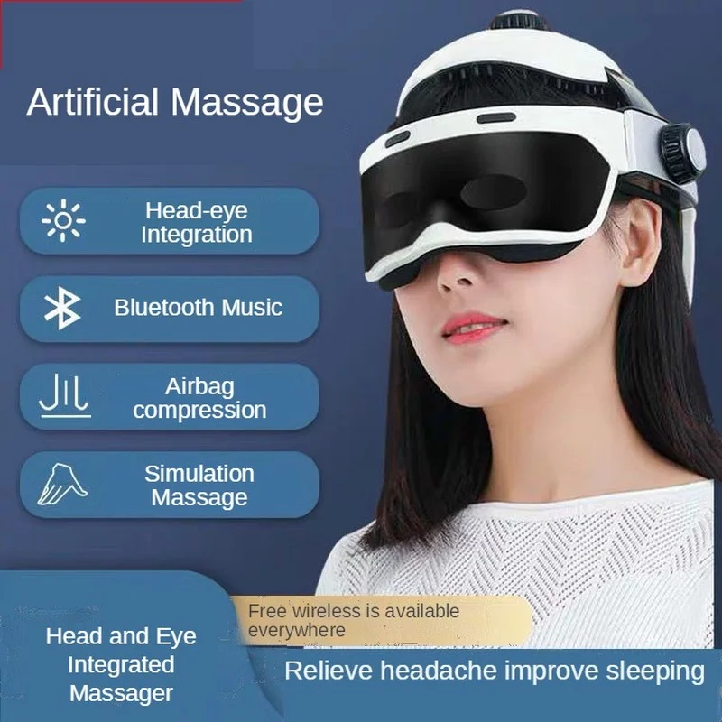 Electric Head Massager Home Scalp Automatic Hot Compress Relaxation Massager Headache Air Pressure Kneading Bluetooth Music
Electric Head Massager Home Scalp Automatic Hot Compress Relaxation Massager Headache Air Pressure Kneading Bluetooth Music