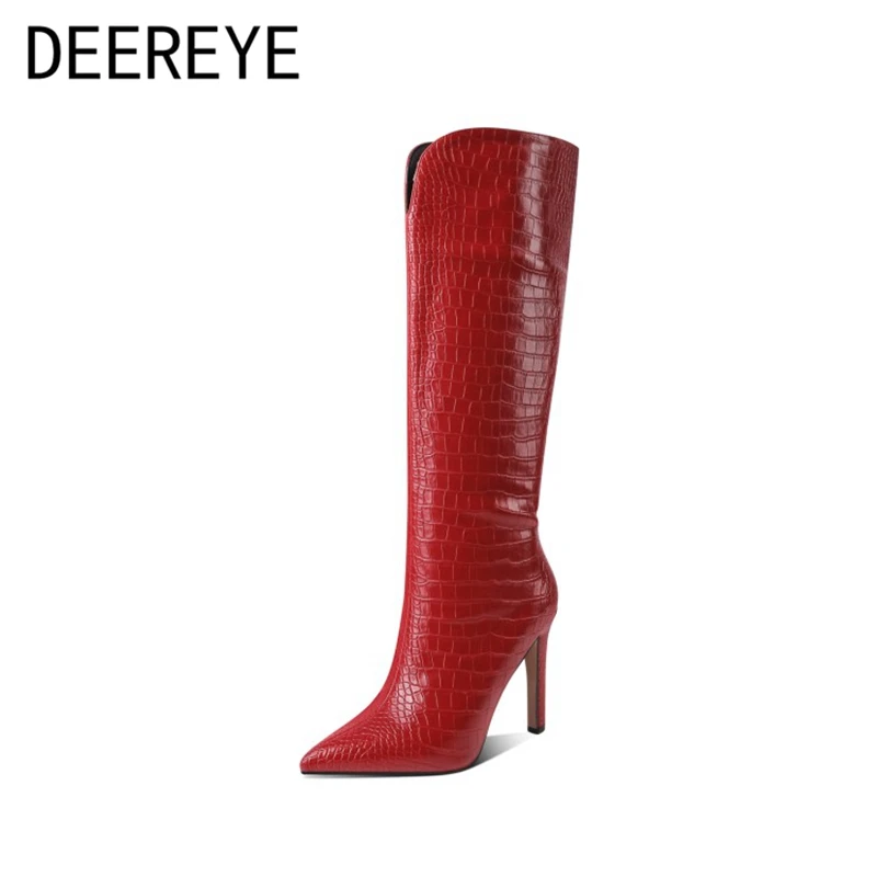 Multicolor Women's Velvet Winter Thin Heel High Female Knee Long Boots Slip On V-Shaped Pointed Toe 10CM Shoe Ladies
Multicolor Women's Velvet Winter Thin Heel High Female Knee Long Boots Slip On V-Shaped Pointed Toe 10CM Shoe Ladies