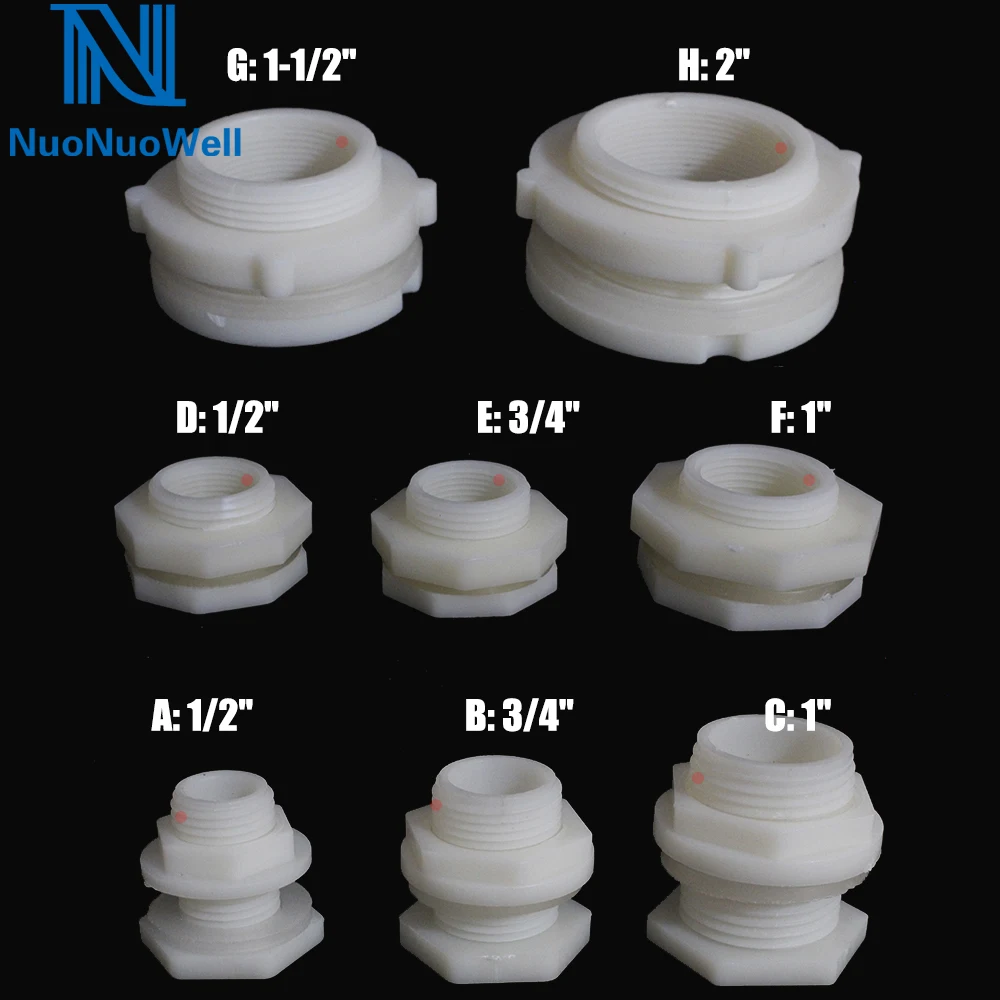 1/2"-2" Female/Male Thread ABS Drainage Connector Aquarium Bottom Filter Bulkhead Joint Fish Tank Marine Pipe Drain Fitting
1/2"-2" Female/Male Thread ABS Drainage Connector Aquarium Bottom Filter Bulkhead Joint Fish Tank Marine Pipe Drain Fitting