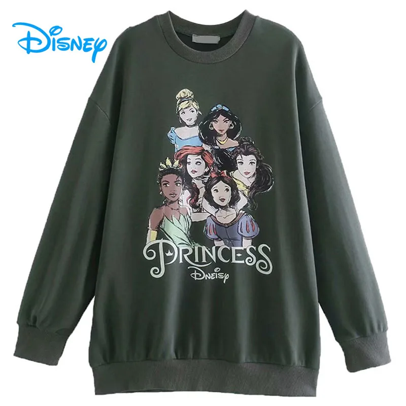 Disney Sweatshirt Women Cartoon Ariel Cinderella Belle Jasmine Snow White Princess Pullover Harajuku Vintage Female Casual Tops
Disney Sweatshirt Women Cartoon Ariel Cinderella Belle Jasmine Snow White Princess Pullover Harajuku Vintage Female Casual Tops