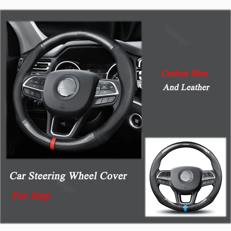 Steering wheel cover set for Jeep Guide Wrangler Free Light Freeman Grand Commander Car Grip Cover car accessories
Steering wheel cover set for Jeep Guide Wrangler Free Light Freeman Grand Commander Car Grip Cover car accessories