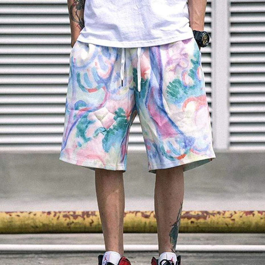 Fashion Floral Shorts Men Summer Casual Loose Beach Shorts Tie Dye Streetwear Hip Hop Short Pants
Fashion Floral Shorts Men Summer Casual Loose Beach Shorts Tie Dye Streetwear Hip Hop Short Pants