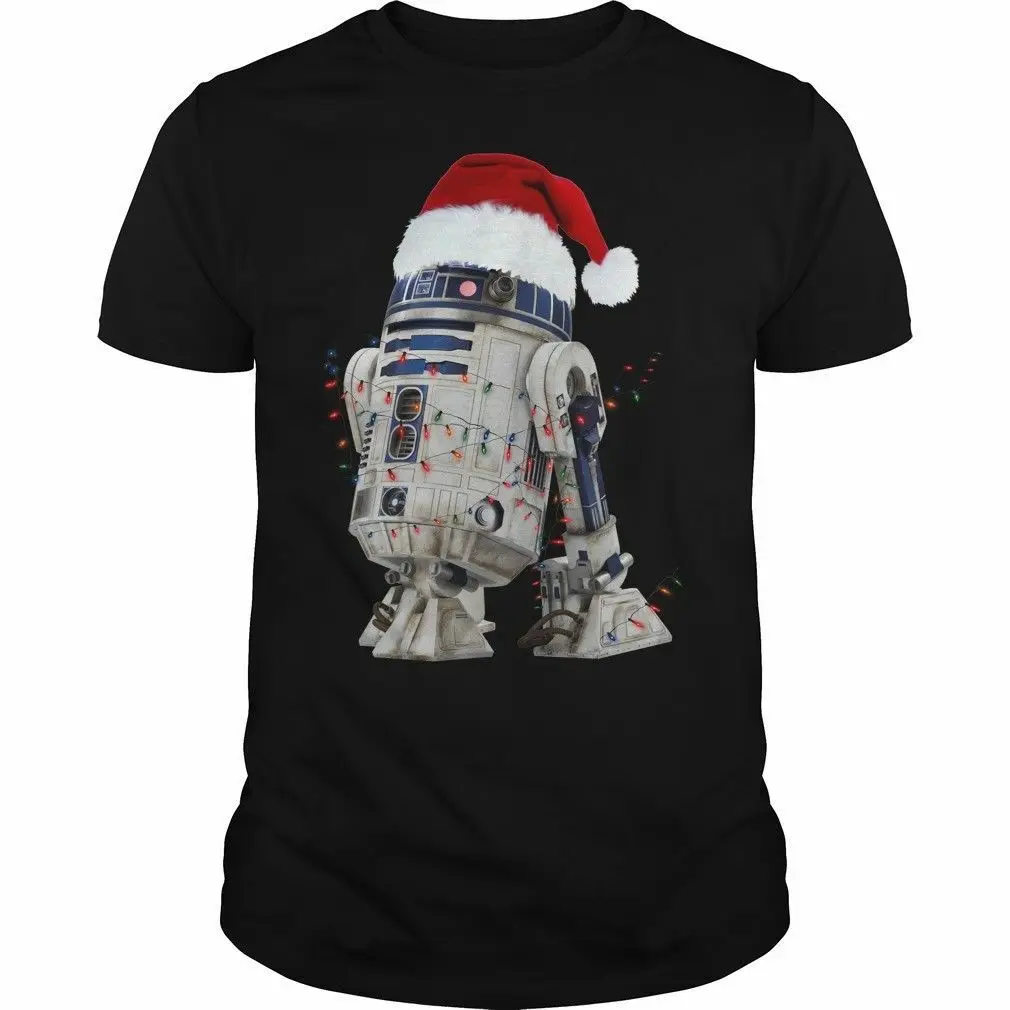 Star R2D2 Christmas Led Light Wars T Shirt Merry Christmas Black 100% Cotton Men 
Star R2D2 Christmas Led Light Wars T Shirt Merry Christmas Black 100% Cotton Men
