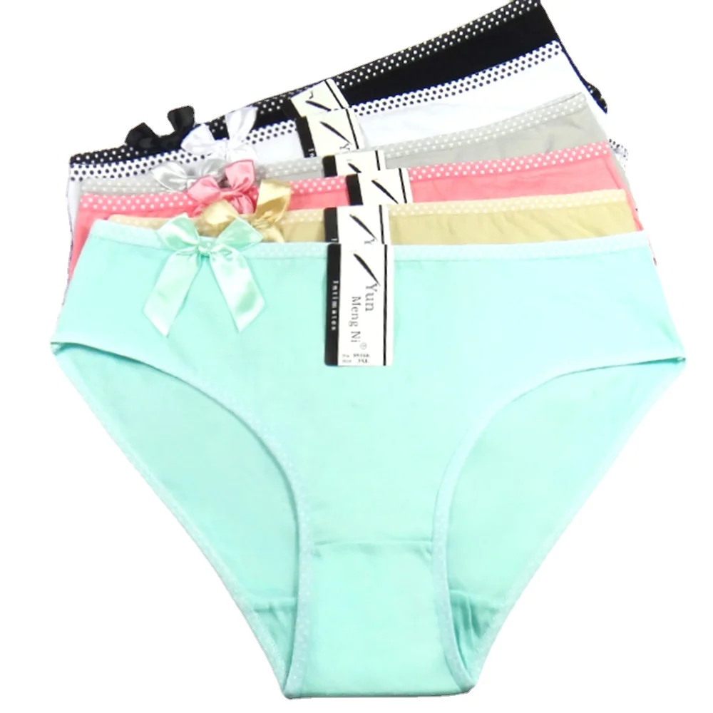 12pcs/Lot Ladies Pure Cotton Mid-waist Briefs Young Ladies Bow Briefs Plus Size Lingere Underwear Women
12pcs/Lot Ladies Pure Cotton Mid-waist Briefs Young Ladies Bow Briefs Plus Size Lingere Underwear Women