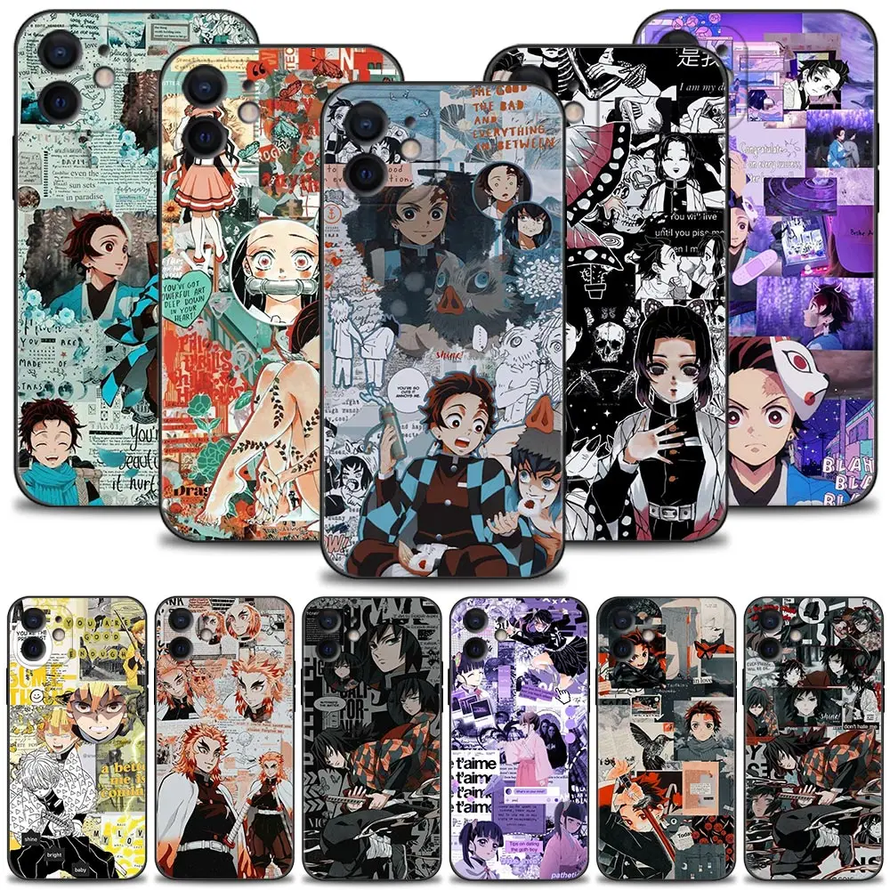 Kimetsu No Yaiba Demon Slayer Phone Case For iPhone 13 12 11 Pro Max XS Max XR X 7 8 Plus 12 Mini 6S 5S SE 2020 Capa Black Shell
Kimetsu No Yaiba Demon Slayer Phone Case For iPhone 13 12 11 Pro Max XS Max XR X 7 8 Plus 12 Mini 6S 5S SE 2020 Capa Black Shell