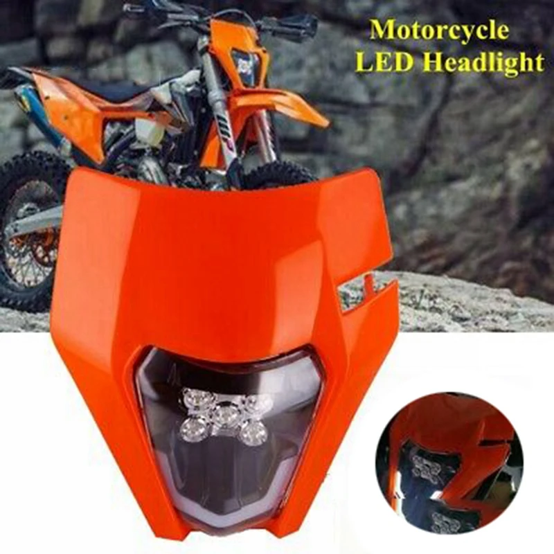 Universal Motorcycle Headlight LED head light lamp Light for KTM EXC EXCF SX SXF XC XCF XCW XCFW 125 150 250 300 350
Universal Motorcycle Headlight LED head light lamp Light for KTM EXC EXCF SX SXF XC XCF XCW XCFW 125 150 250 300 350