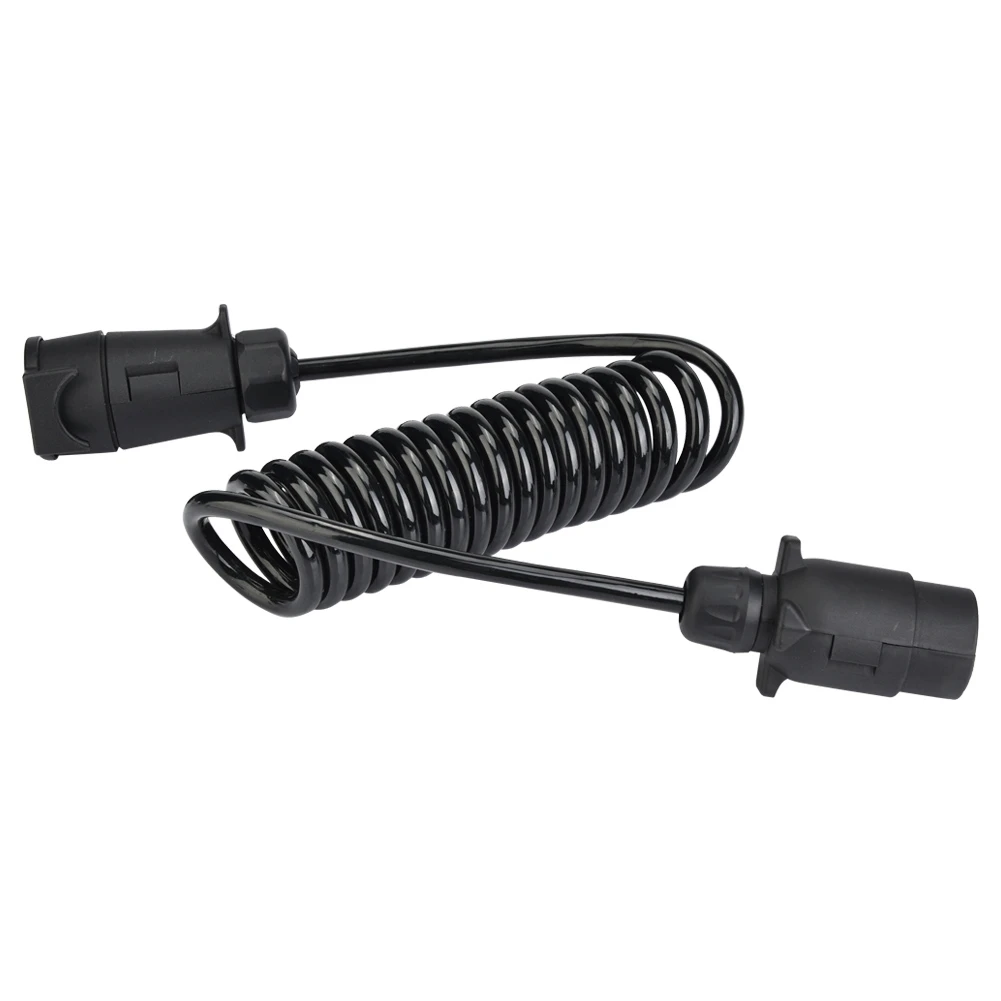 7 Pin Trailer Male Female Head Plug Wiring Spring Cable Connector Adapter for Trailer CaravanTrailer Plug
7 Pin Trailer Male Female Head Plug Wiring Spring Cable Connector Adapter for Trailer CaravanTrailer Plug