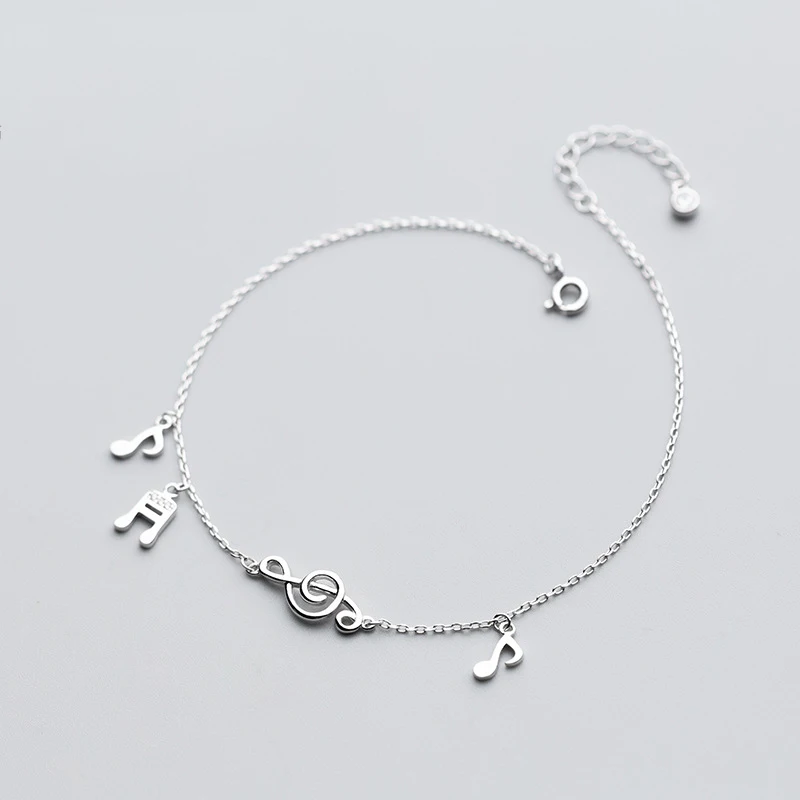 MloveAcc 925 Sterling Silver Cute Music Note Charm Anklet for Women Silver Ankle Bracelet Jewelry on Leg Chain Adjustable Length
MloveAcc 925 Sterling Silver Cute Music Note Charm Anklet for Women Silver Ankle Bracelet Jewelry on Leg Chain Adjustable Length