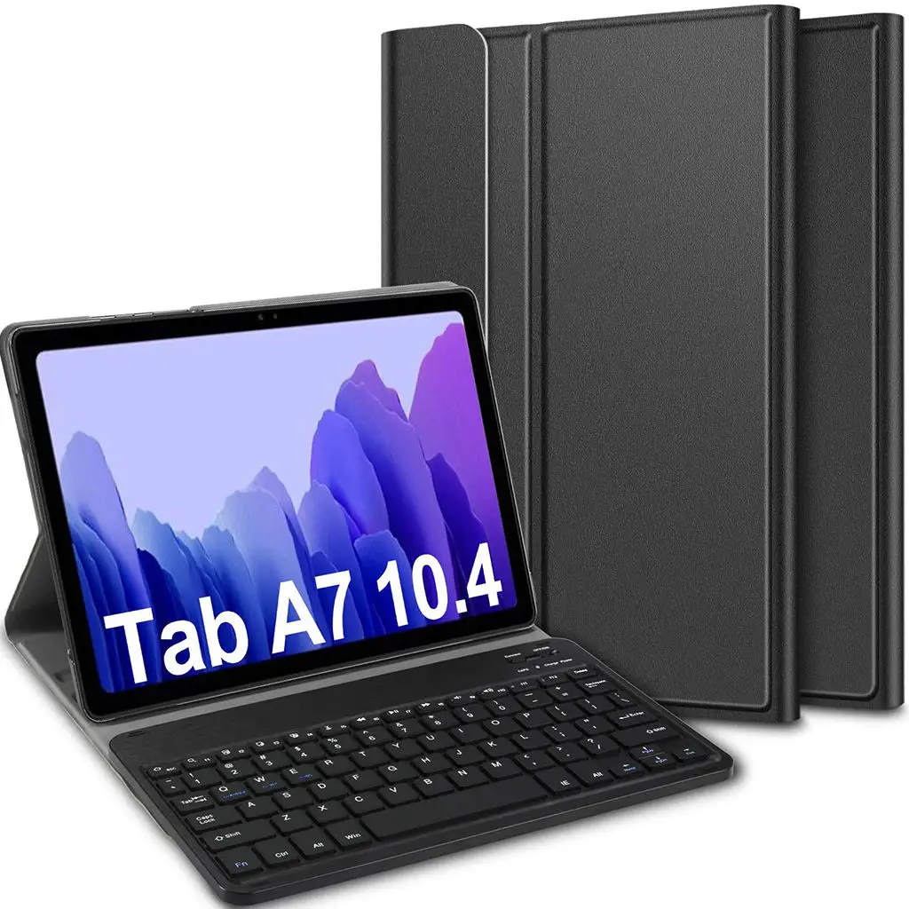 Из искусственной кожи чехол для Tab A7 10,4 ''10,4 дюймов легкий тонкий Стенд чехол с Беспроводной Bluetooth клавиатура
Из искусственной кожи чехол для Tab A7 10,4 ''10,4 дюймов легкий тонкий Стенд чехол с Беспроводной Bluetooth клавиатура