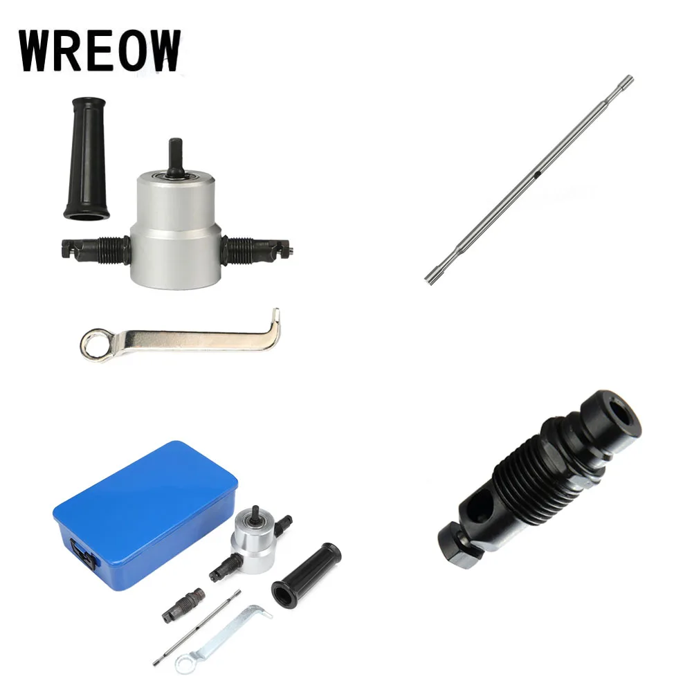 Double Head 360 Degree Cutter Adjustable Drill Attachment Power Tool Cutting Sheet Metal Nibbler Cutter Tool Drilling Attachment
Double Head 360 Degree Cutter Adjustable Drill Attachment Power Tool Cutting Sheet Metal Nibbler Cutter Tool Drilling Attachment