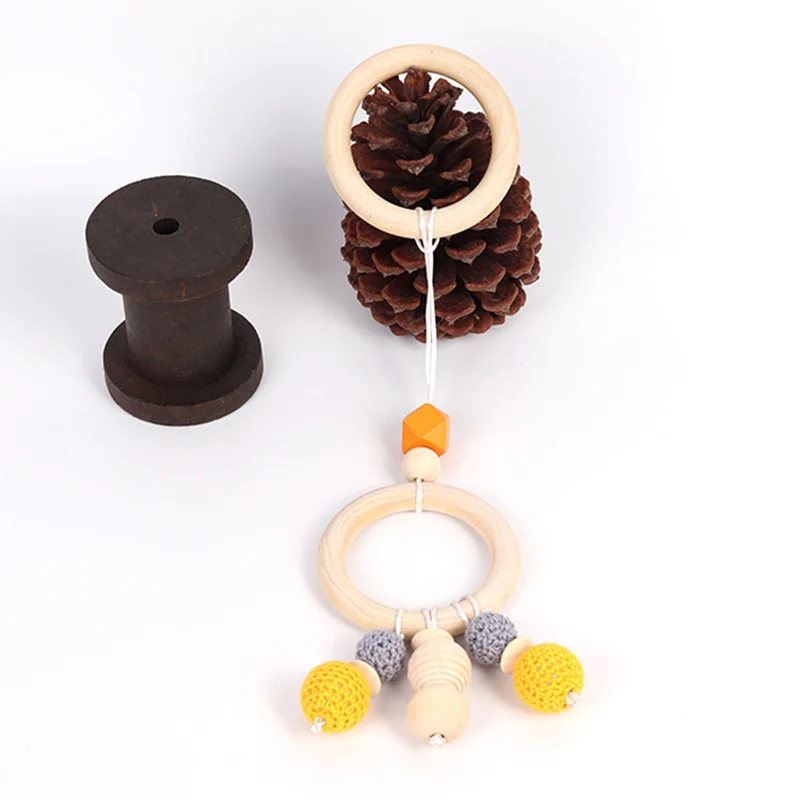 1 Set 4 Pcs Wooden Cotton Beads Leaf Teething Pendant Nursing Stroller Molar Rods Teether Toys For Children Infants Baby
1 Set 4 Pcs Wooden Cotton Beads Leaf Teething Pendant Nursing Stroller Molar Rods Teether Toys For Children Infants Baby