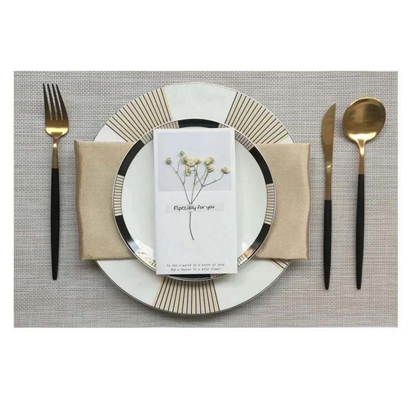 Nordic Simple Luxury Plates Dinner Serving Restaurant Ceramic Dinner Plates Set Porcelain Pratos De Jantar Tableware BC50PT
Nordic Simple Luxury Plates Dinner Serving Restaurant Ceramic Dinner Plates Set Porcelain Pratos De Jantar Tableware BC50PT