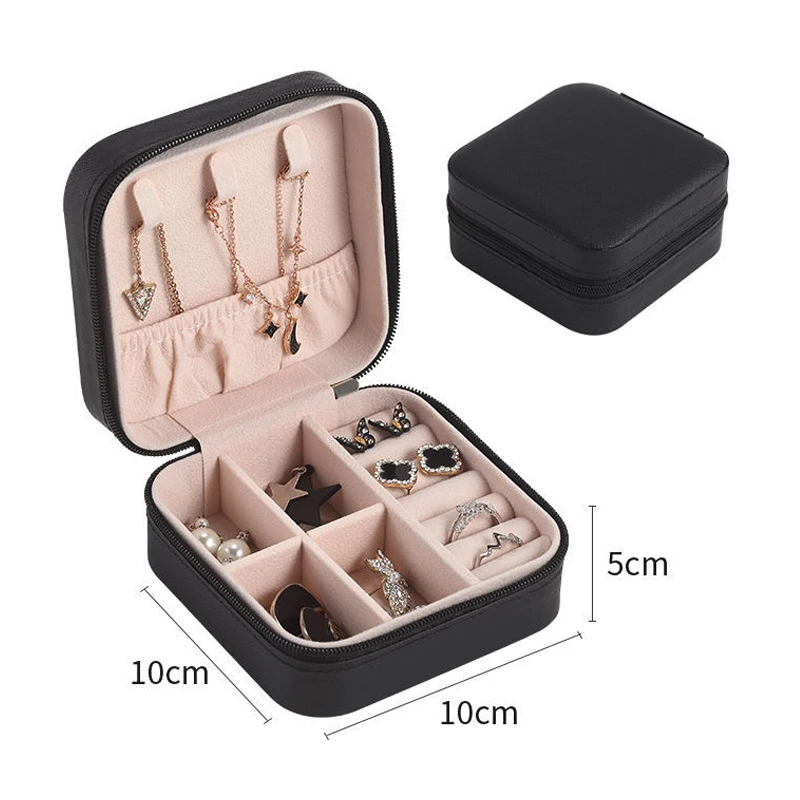Jewelry Organizer Display Travel Jewelry Case Boxes Portable Jewelry Box Zipper Leather Storage Joyeros Organizador De Joyas
Jewelry Organizer Display Travel Jewelry Case Boxes Portable Jewelry Box Zipper Leather Storage Joyeros Organizador De Joyas