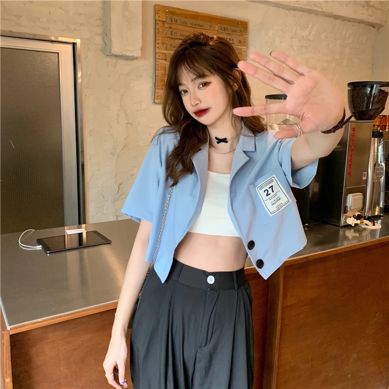 Summer Thin Women Blazer Jacket Turn-Down Collar Short Sleeve Slim Female Coat Women's Classic Single Breasted Blazers
Summer Thin Women Blazer Jacket Turn-Down Collar Short Sleeve Slim Female Coat Women's Classic Single Breasted Blazers