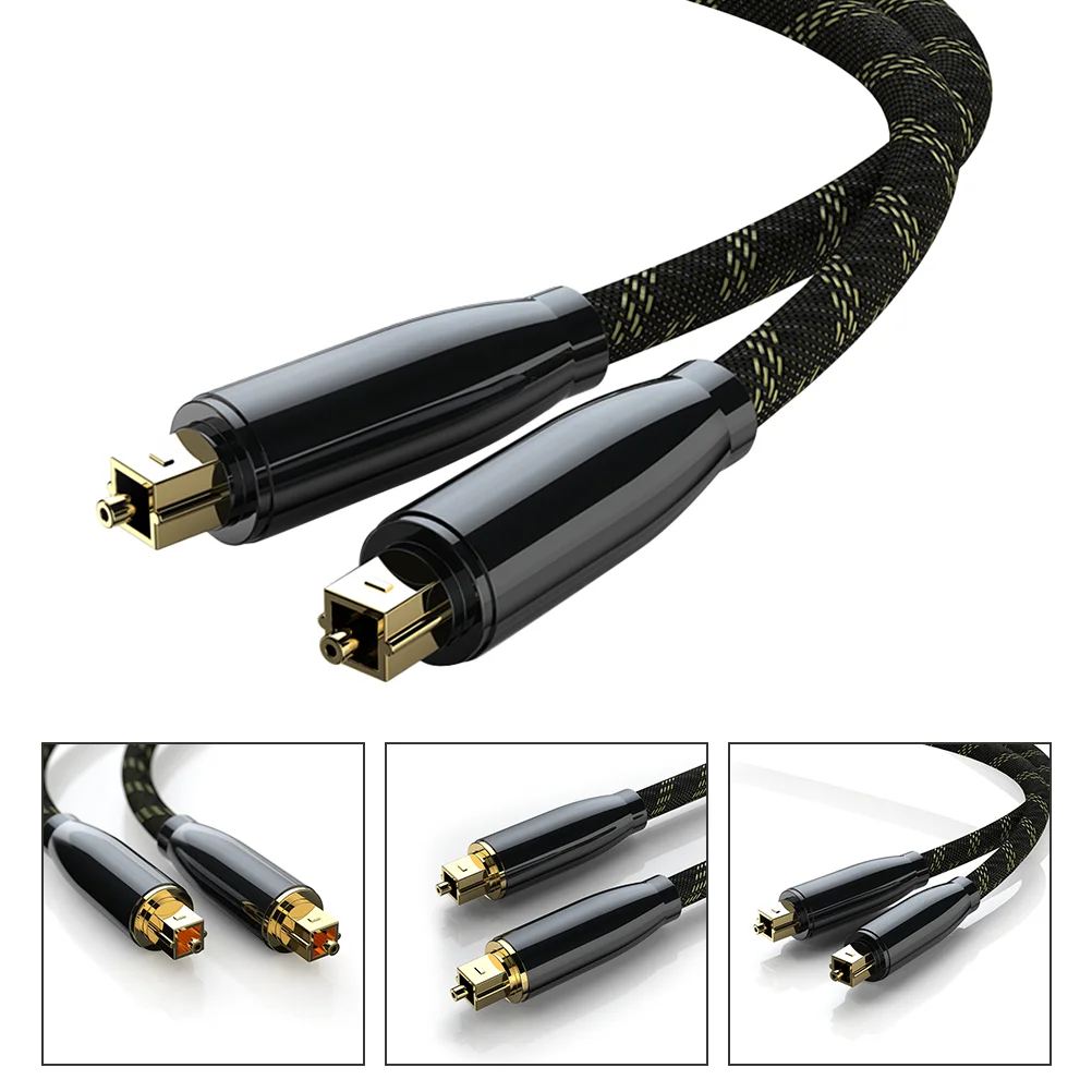 Optical Audio Cable 1m Digital Audio Cable for Game Console TV Speaker Sound Bar
Optical Audio Cable 1m Digital Audio Cable for Game Console TV Speaker Sound Bar