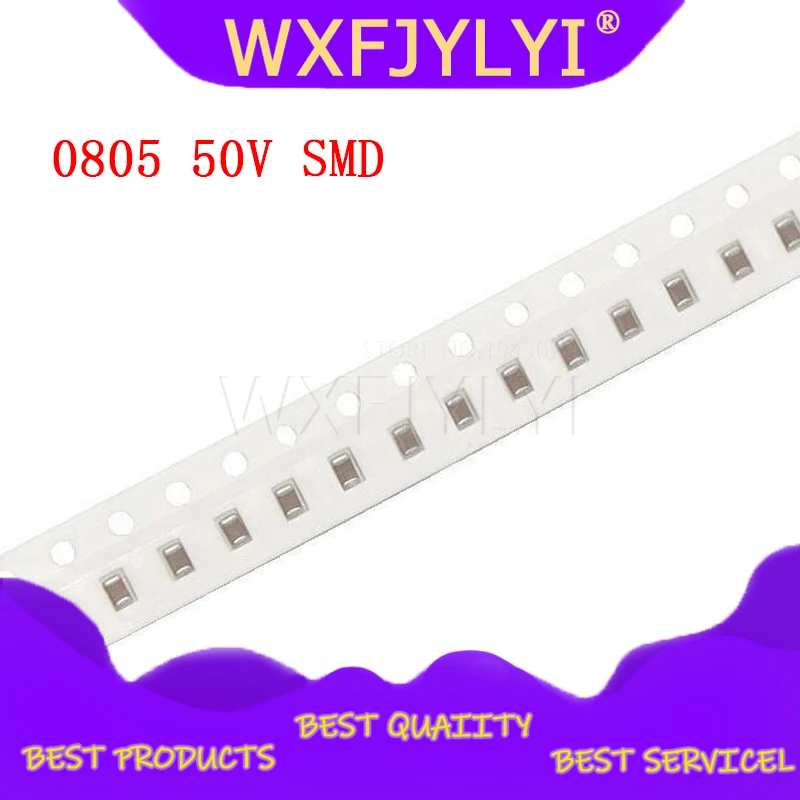 100pcs 0805 50V SMD Thick Film Chip Multilayer Ceramic Capacitor 0.5pF-47uF 10NF 100NF 1UF 2.2UF 4.7UF 10UF 1PF SMD capacitance
100pcs 0805 50V SMD Thick Film Chip Multilayer Ceramic Capacitor 0.5pF-47uF 10NF 100NF 1UF 2.2UF 4.7UF 10UF 1PF SMD capacitance