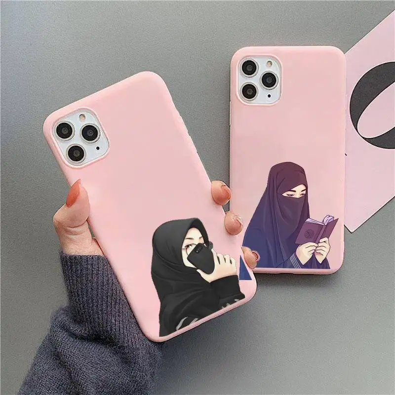 Cartoon hijab muslim cute Girl Phone Case Candy Color for iPhone 6 7 8 11 12 13 s mini pro X XS XR MAX Plus
Cartoon hijab muslim cute Girl Phone Case Candy Color for iPhone 6 7 8 11 12 13 s mini pro X XS XR MAX Plus