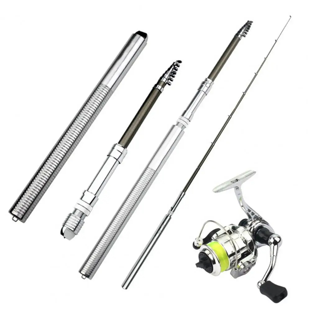 1m Practical Fishing Rod Anti-slip Convenient Multifunction Portable Mini Outdoor Fishing Spinning Pole for Sea Fishing
1m Practical Fishing Rod Anti-slip Convenient Multifunction Portable Mini Outdoor Fishing Spinning Pole for Sea Fishing