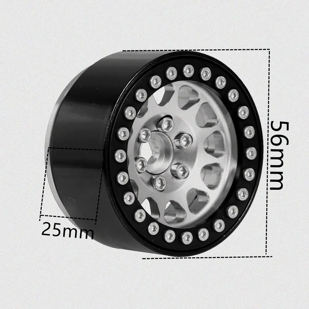 4PCS Metal 1.9 Beadlock Wheel Rim 12-Spoke Wheel Hub for 1:10 RC Crawler Axial SCX10 II 90046 AXI03007 TRX-4 Tamiya MST
4PCS Metal 1.9 Beadlock Wheel Rim 12-Spoke Wheel Hub for 1:10 RC Crawler Axial SCX10 II 90046 AXI03007 TRX-4 Tamiya MST