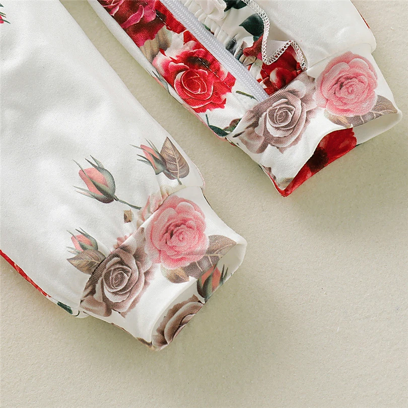 Newborns Floral Rompers Infant Boys Girls Flowers Print Ruffle Long Sleeve Zipper Jumpsuit Autumn Winter Baby Clothes 0-24M A20
Newborns Floral Rompers Infant Boys Girls Flowers Print Ruffle Long Sleeve Zipper Jumpsuit Autumn Winter Baby Clothes 0-24M A20