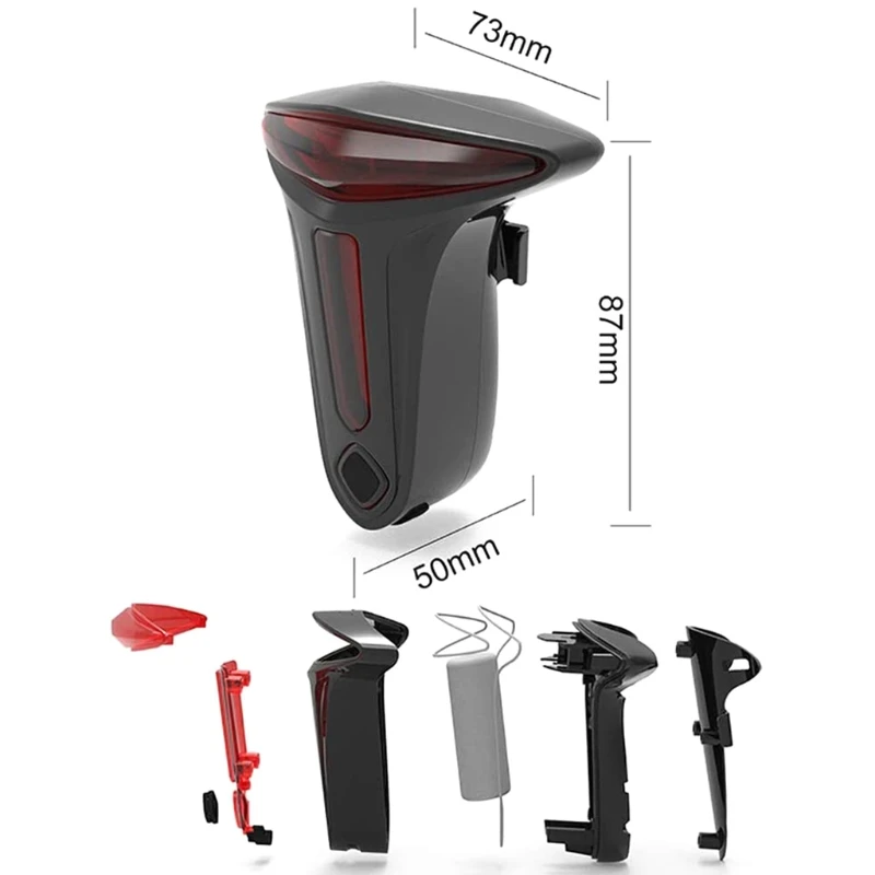 T-Type Smart Bicycle Tail Light USB Rechargeable LED Bike Brake Sensing Taillight Cycling Safety Warning Rear Lamp 
T-Type Smart Bicycle Tail Light USB Rechargeable LED Bike Brake Sensing Taillight Cycling Safety Warning Rear Lamp