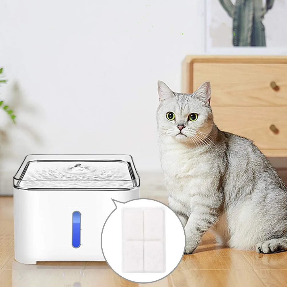 5 Pack Cat Water Fountain Filters Pet Fountain Replacement Filters with Coconut Activated Carbon Suitable for 2L Water Dispenser
5 Pack Cat Water Fountain Filters Pet Fountain Replacement Filters with Coconut Activated Carbon Suitable for 2L Water Dispenser