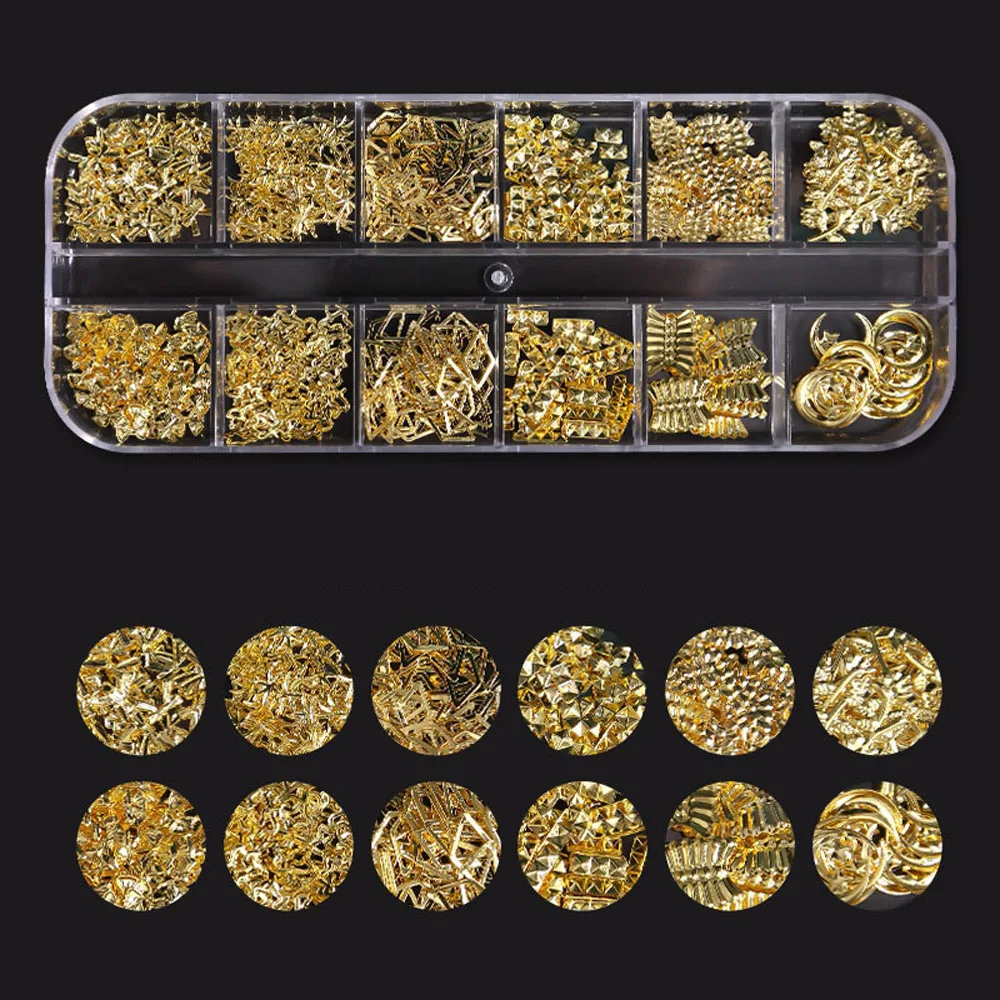 12 Gird/Box Butterfly Bear Nail Art Decoration 3D Colorful Metal Rivet Charms Aurora Studs Multi-shape Manicure Accessories KY01
12 Gird/Box Butterfly Bear Nail Art Decoration 3D Colorful Metal Rivet Charms Aurora Studs Multi-shape Manicure Accessories KY01