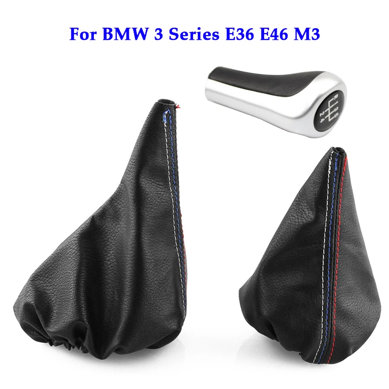 Car Shift Knobs For BMW 3 Series E36 E46 M3 5/6 Gear Manual MT With Real Leather Handbrake Gaiter Boot Car Styling Accessories
Car Shift Knobs For BMW 3 Series E36 E46 M3 5/6 Gear Manual MT With Real Leather Handbrake Gaiter Boot Car Styling Accessories