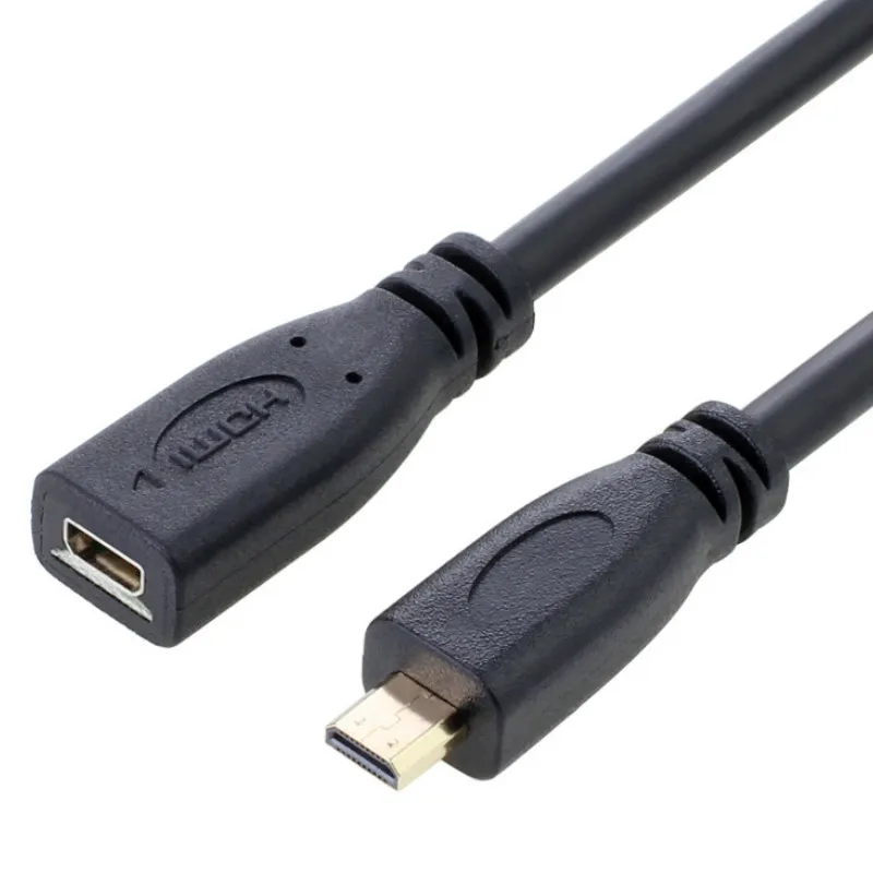Кабель-удлинитель Micro HDMI-совместимый с Micro-HDMI штекер-гнездо Кабель-адаптер преобразователь кабель для камеры 0,3 м/30 см
Кабель-удлинитель Micro HDMI-совместимый с Micro-HDMI штекер-гнездо Кабель-адаптер преобразователь кабель для камеры 0,3 м/30 см