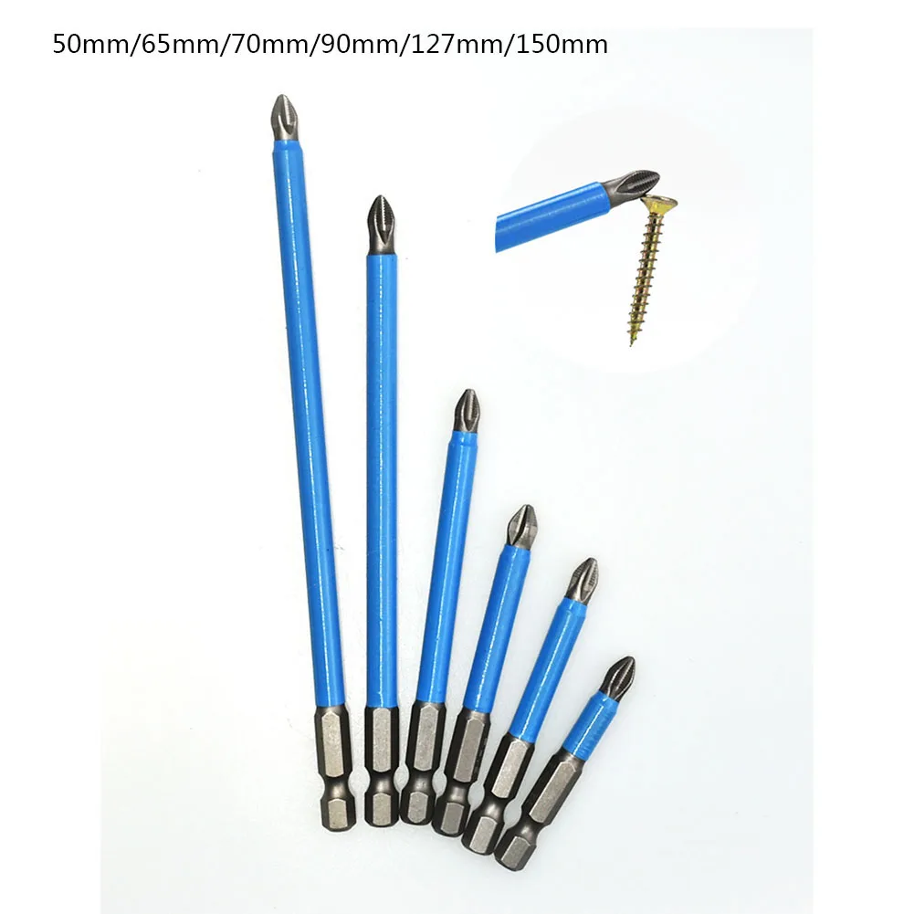 50mm-127mm 1/4" Hex Shank Fits Magnetic PH2 Long Reach Electric Screwdriver Bits Exactness Single Cross Head Power Tool
50mm-127mm 1/4" Hex Shank Fits Magnetic PH2 Long Reach Electric Screwdriver Bits Exactness Single Cross Head Power Tool