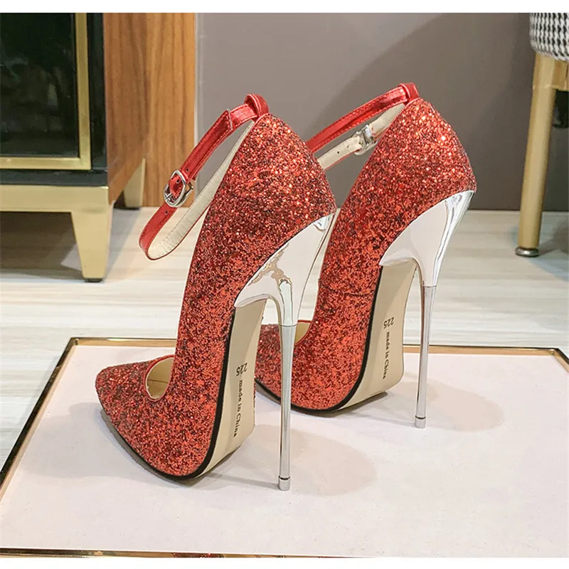 2020 New Arrival Women 16cm Extreme High Heel Pumps Pointed Toe Sexy Thin Heel Fetish Stilettos Party Unisex shoes Large Size 44
2020 New Arrival Women 16cm Extreme High Heel Pumps Pointed Toe Sexy Thin Heel Fetish Stilettos Party Unisex shoes Large Size 44