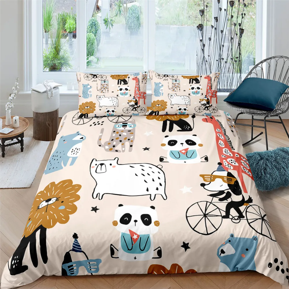 Cartoon Animal Bedding Set Baby Child Single Twin Dinosaur Printed Quilt Cover Pillowcase NO Bed Sheet Queen King Bed Cover Set
Cartoon Animal Bedding Set Baby Child Single Twin Dinosaur Printed Quilt Cover Pillowcase NO Bed Sheet Queen King Bed Cover Set
